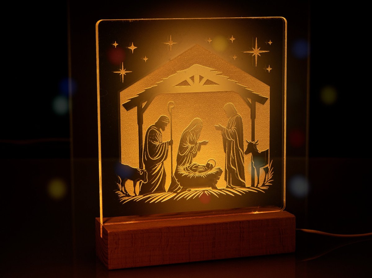 NATIVITY LED WARM WHITE