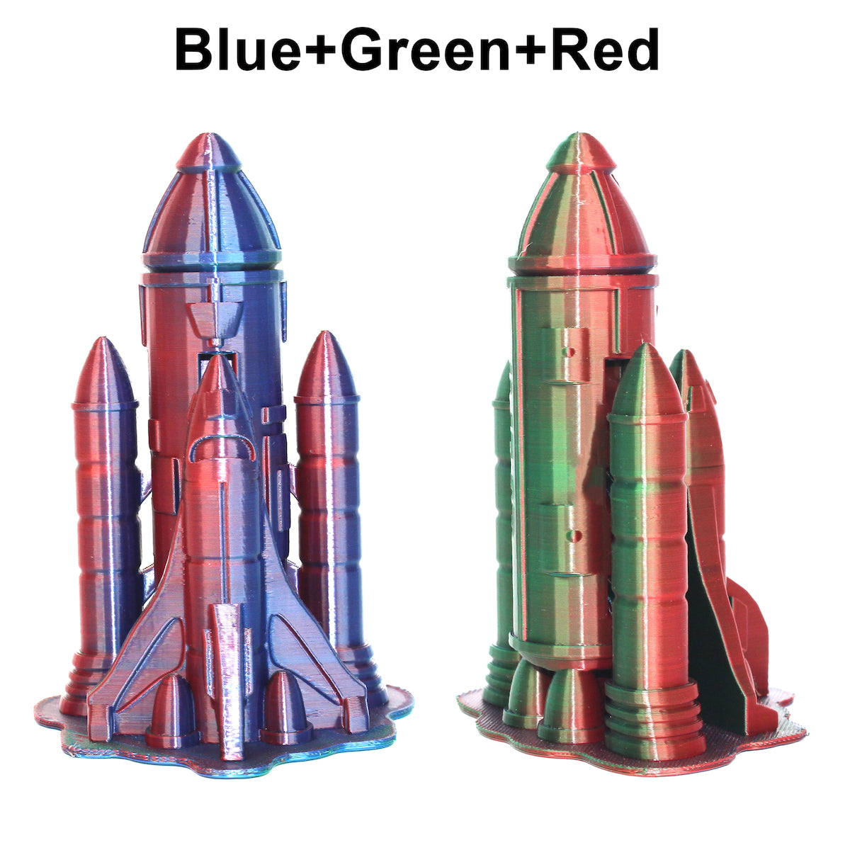 STING3D premium PLA SILK filament TRIPLE color 1kg
